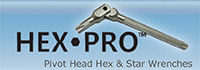 HexPro Pivot Head Hex and Star Wrenches